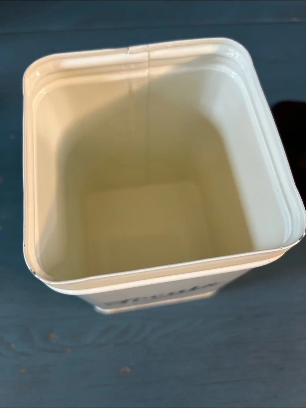 Cream and Brown Dog Treat Canister – 'Treats' Storage Container